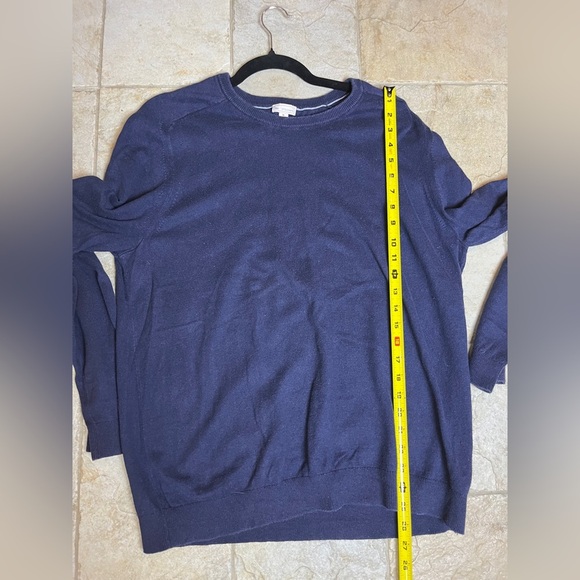 Gap Cotton Cashmere Navy Blue Sweater XL – Unisex Oversized Cozy Classic - Picture 9 of 10